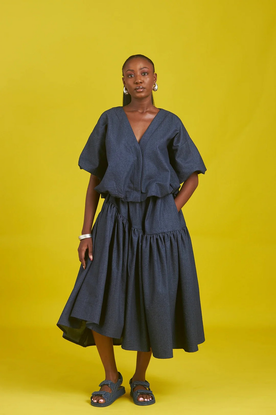 JUPE AMAKA DENIM