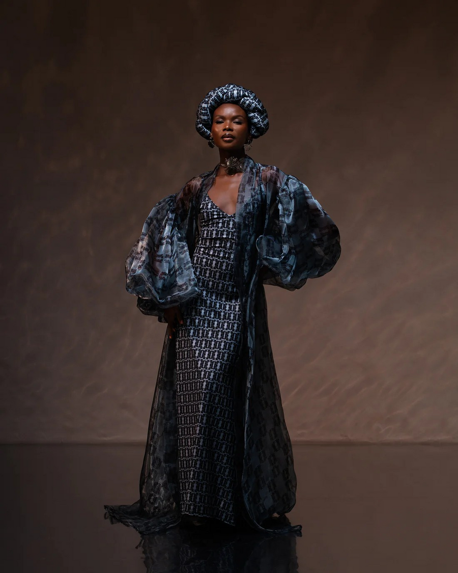 ROBE ANAGRAM SLIP NOIR