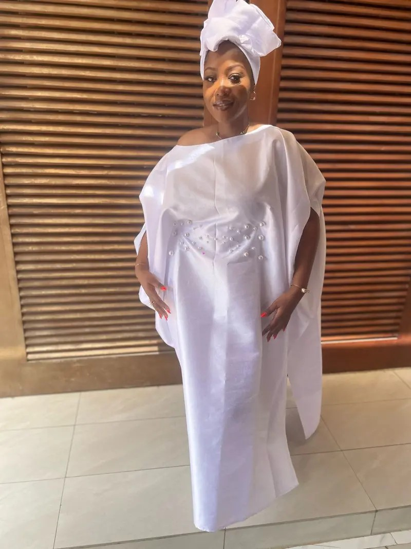 BOUBOU CEINTURE DE PERLES 2 BLANC