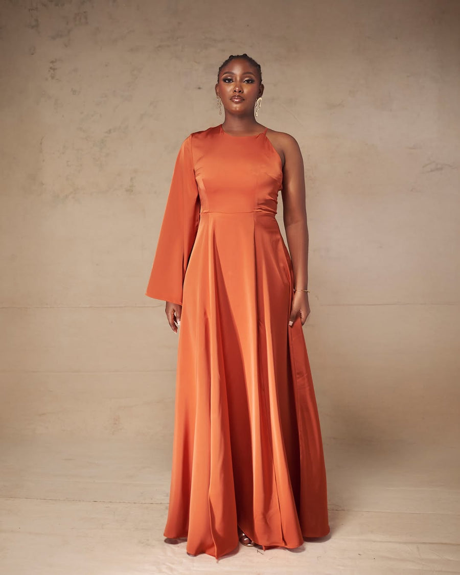 ROBE INIAYO TERRACOTA