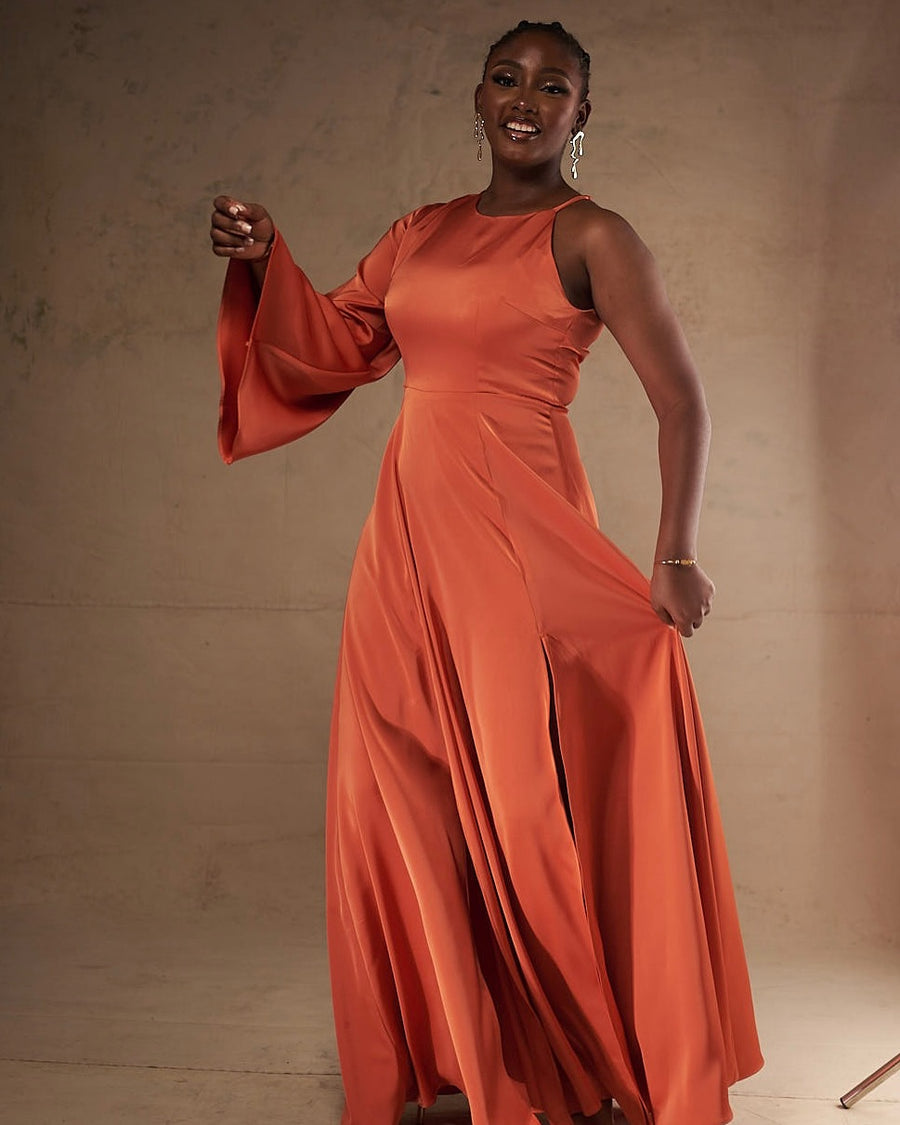 ROBE INIAYO TERRACOTA