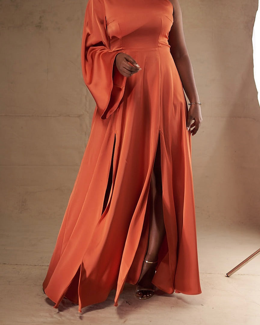 ROBE INIAYO TERRACOTA