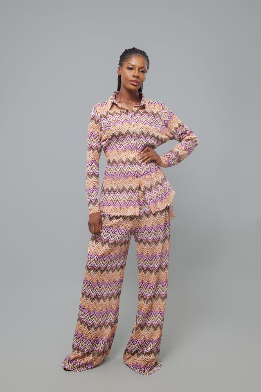 ENSEMBLE NELLY VIOLET MULTICOLORE