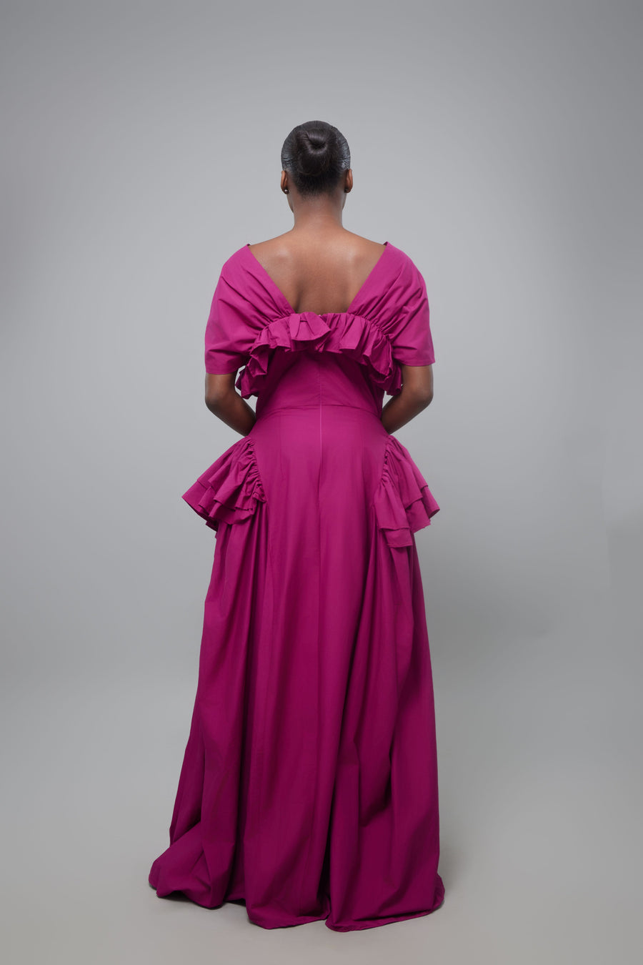 ROBE NELLA COTON VIOLET