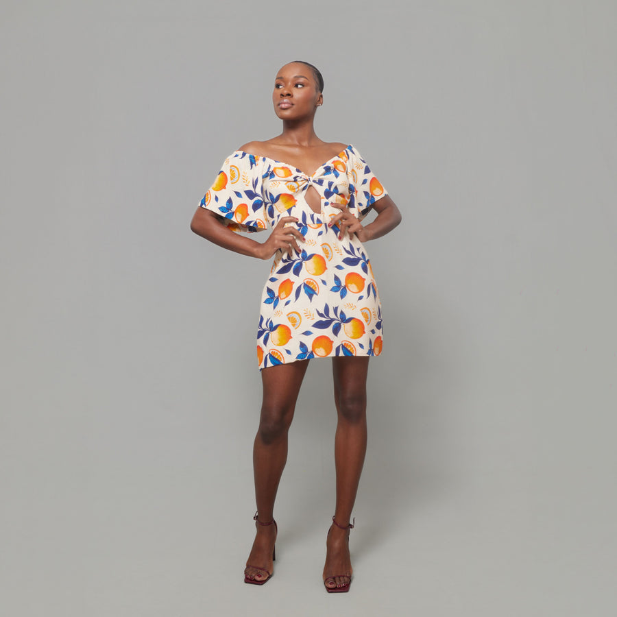ROBE LEMON DESIGNS MULTICOLORE