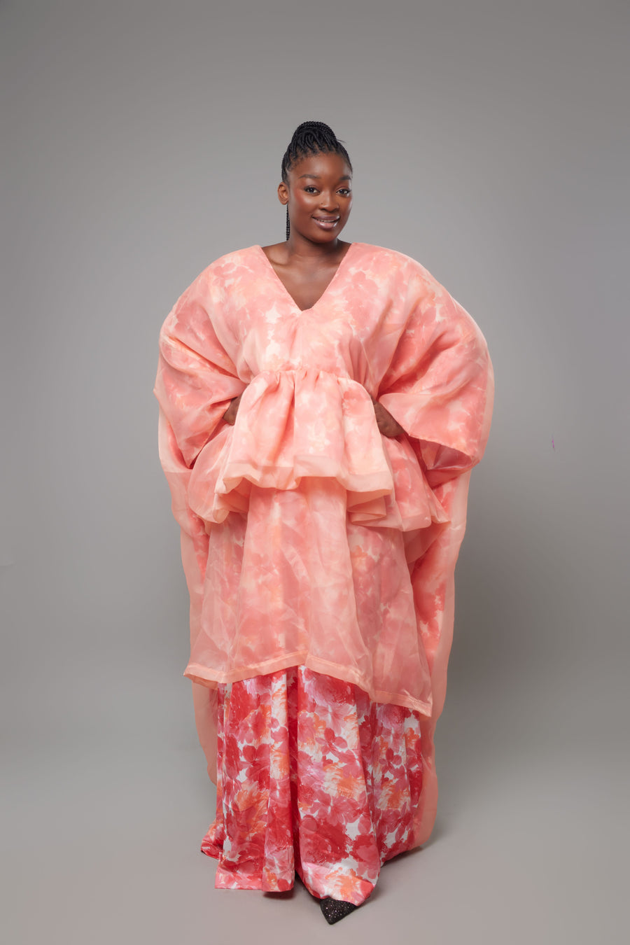 BOUBOU ORGANZA ROSE