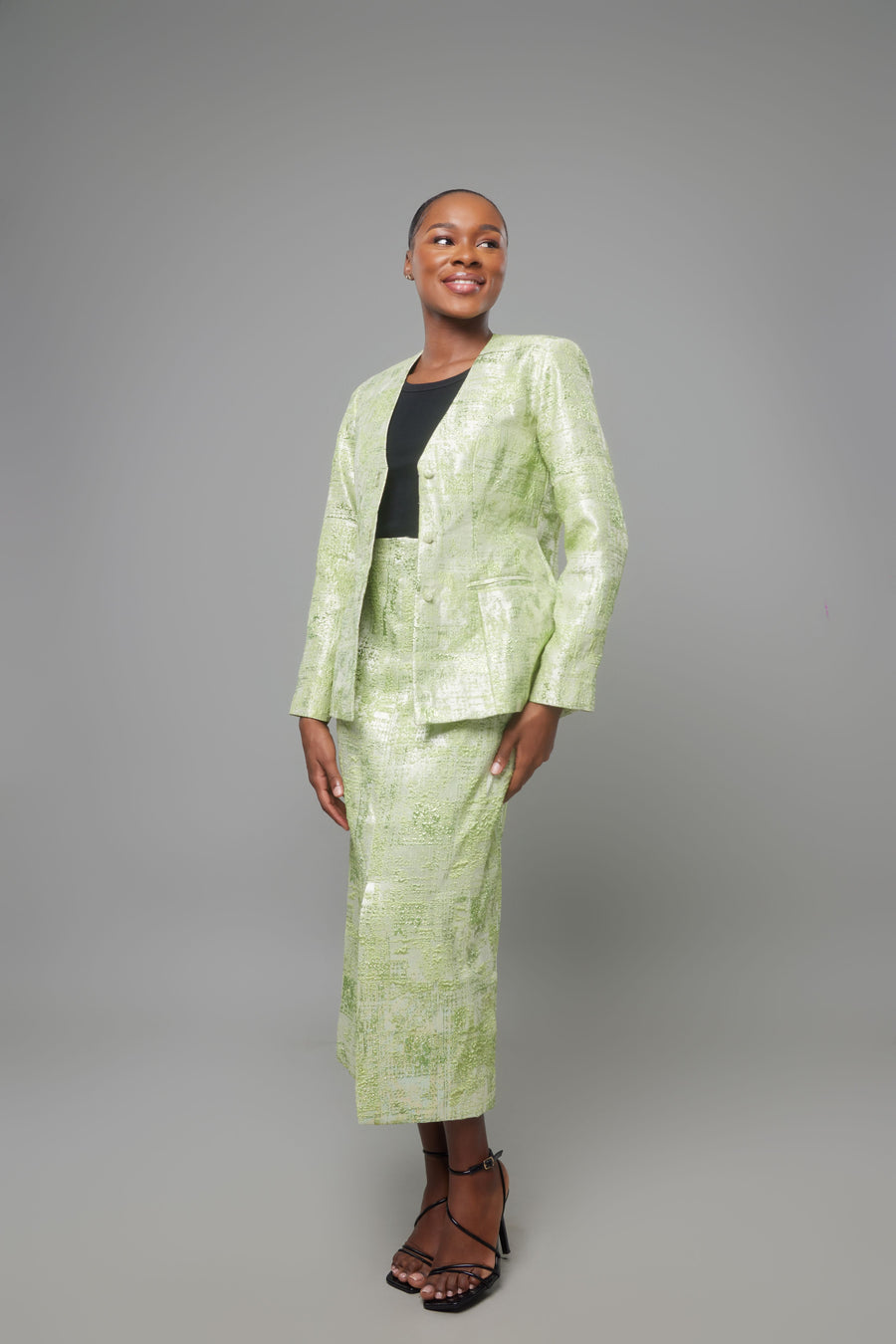 TAILLEURS CORSET JUPE VERT