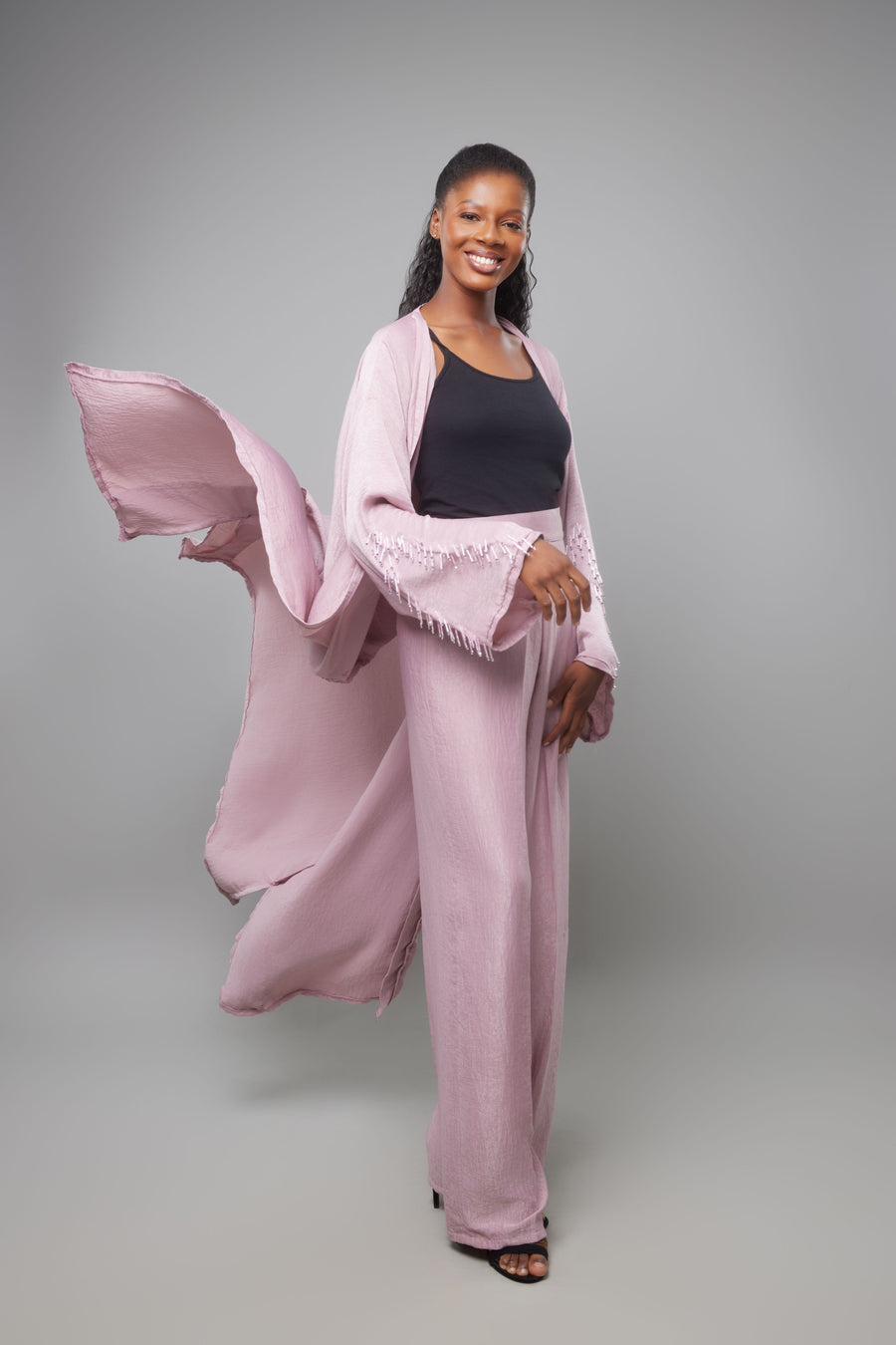 ENSEMBLE KIMONO PERLE ROSE