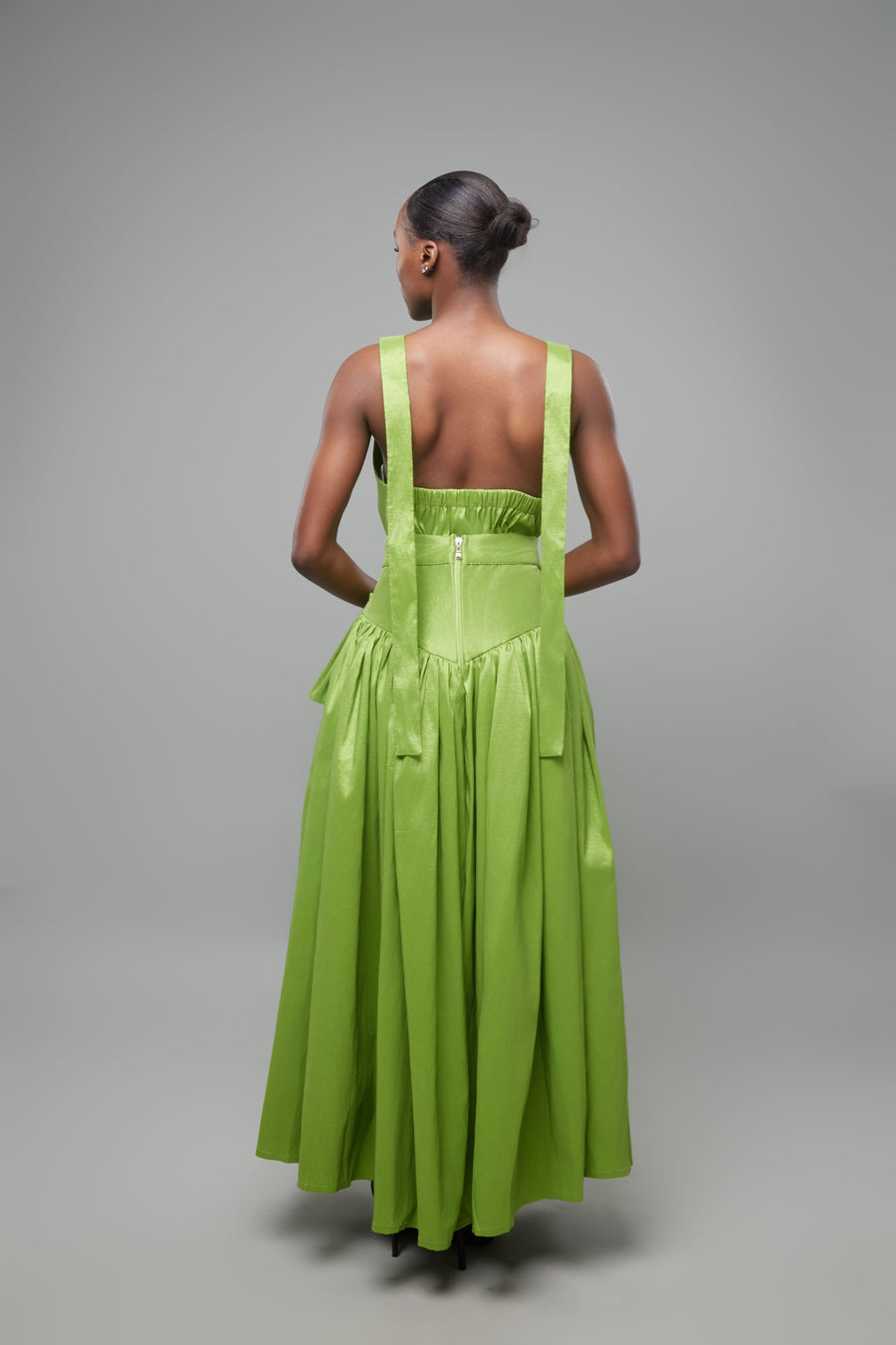 ENSEMBLE JUPE TAFTA VERT