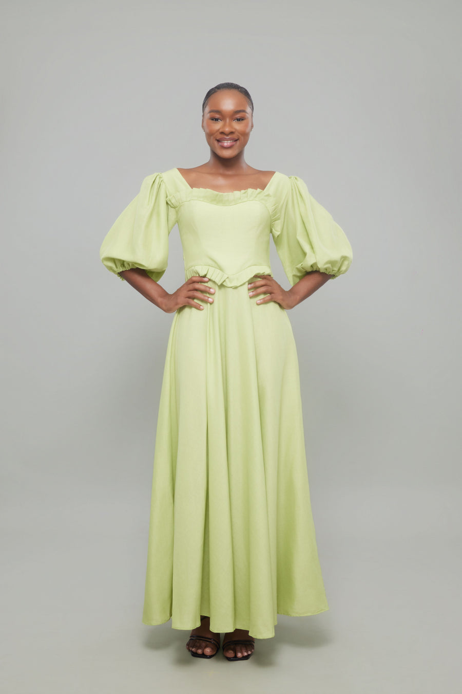 ROBE INARA VERT