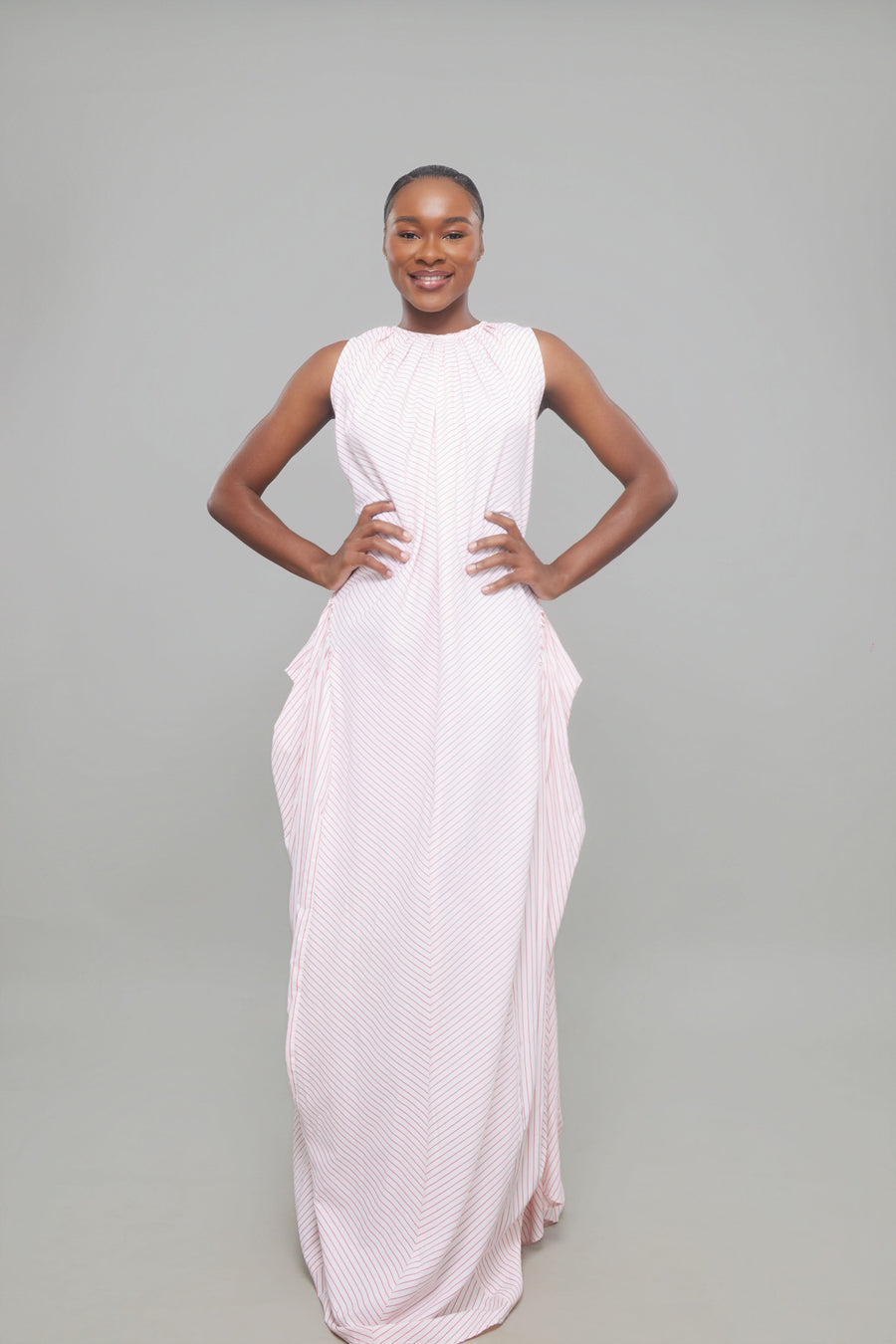 ROBE SIENNA ROUGE BLANC