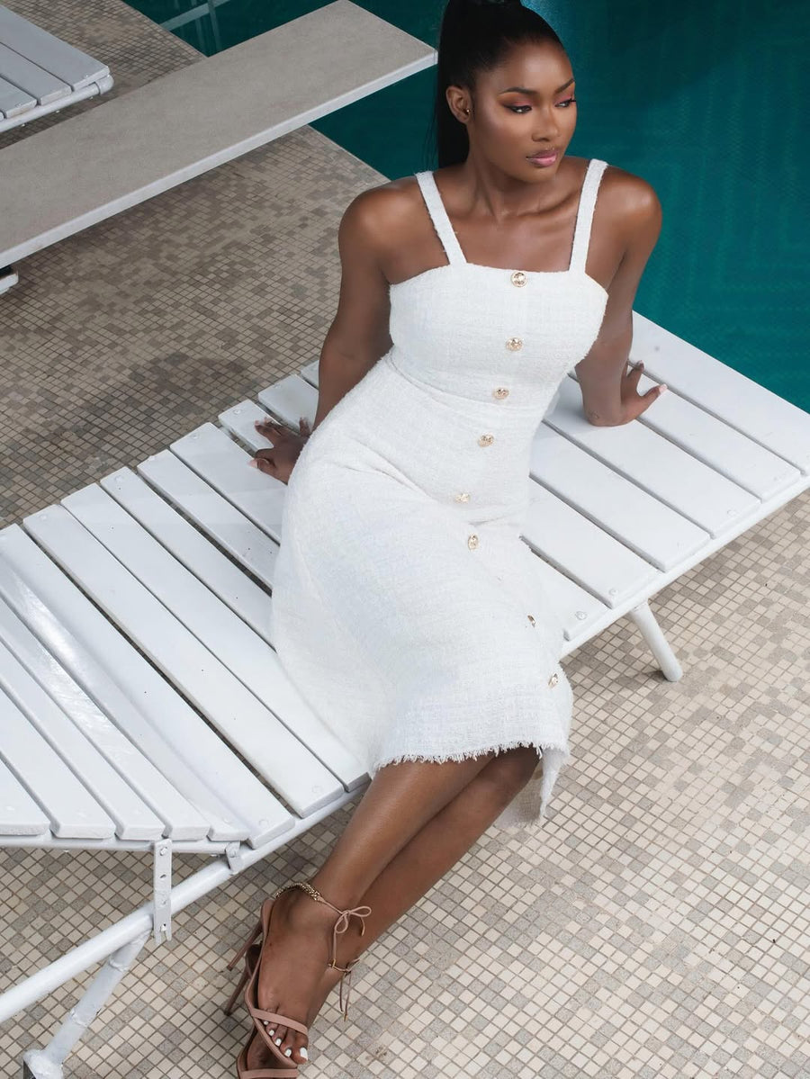 ROBE SOFIYA BLANC