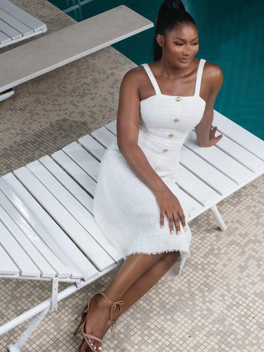 ROBE SOFIYA BLANC