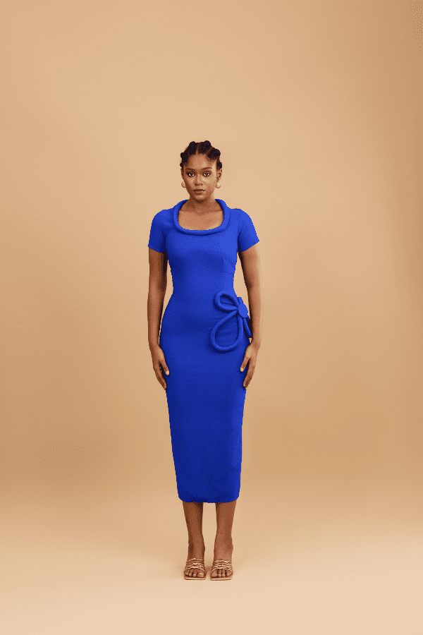 ROBE ELISE BLEU ROI