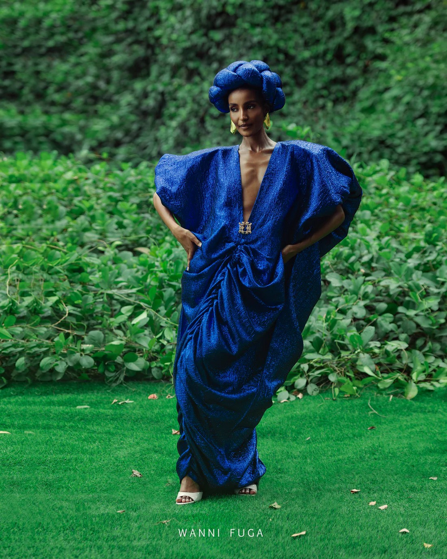 ROBE CASSIA BLEU COBALT
