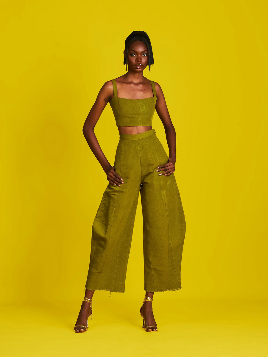 PANTALON RENI VERT