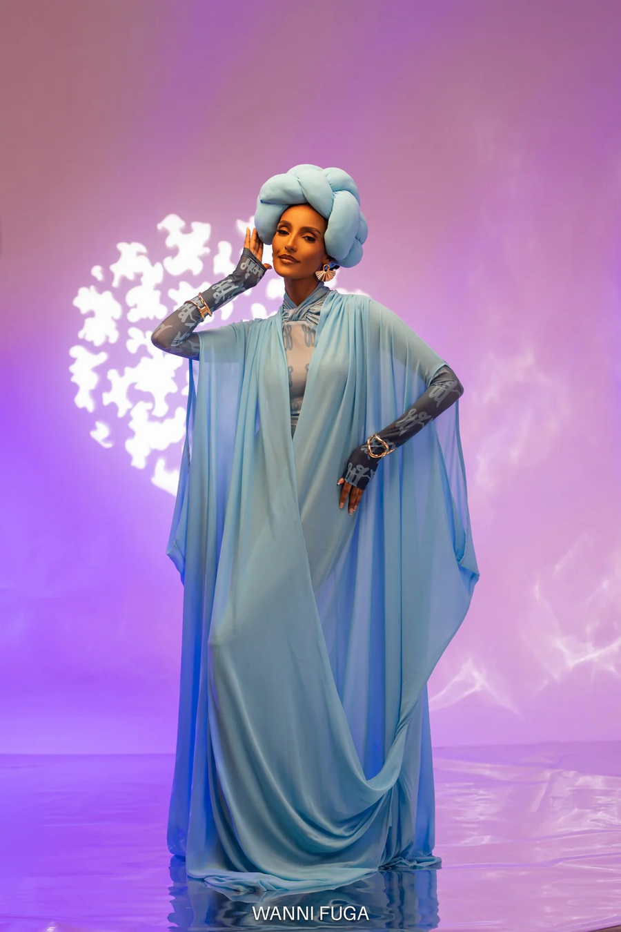 ROBE VERBENA BLEU