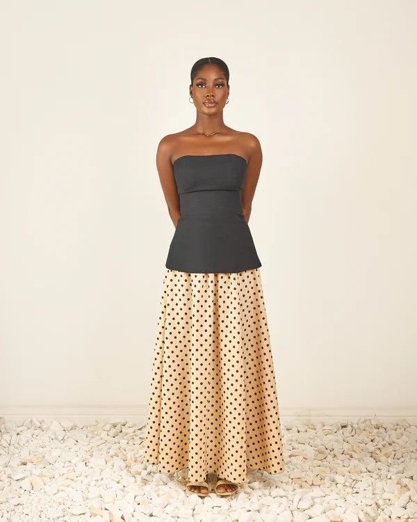 ENSEMBLE NADIA NOIR BEIGE