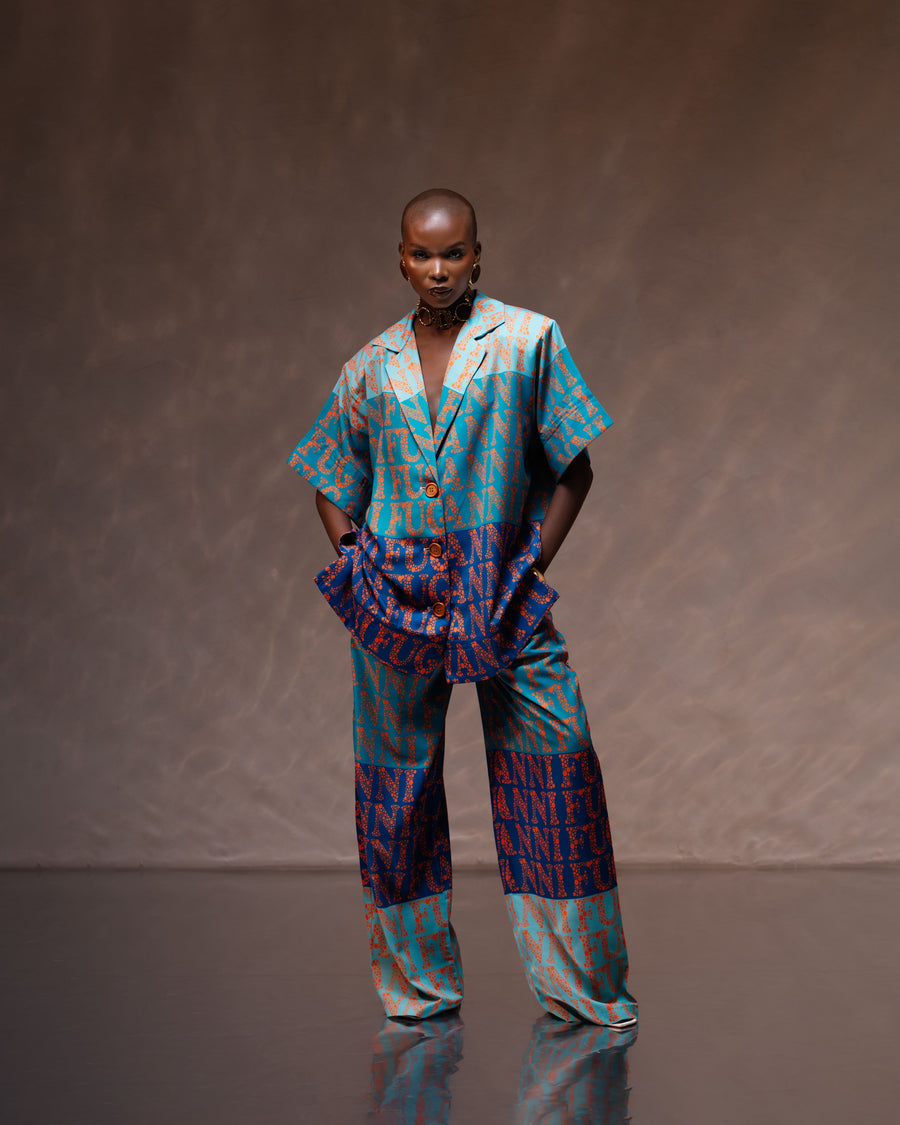 ENSEMBLE PJ ODERA BLEU