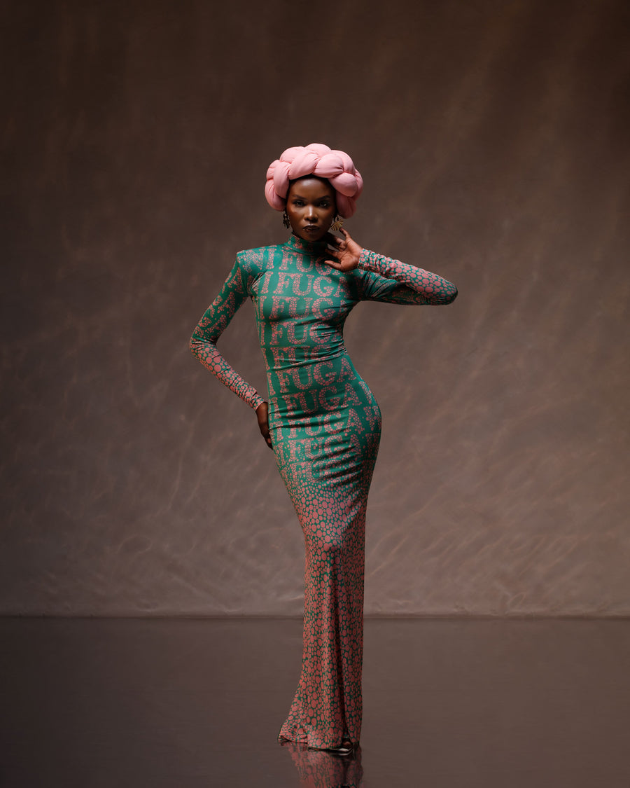 ROBE SPROUTED MESH CIRCLES VERT