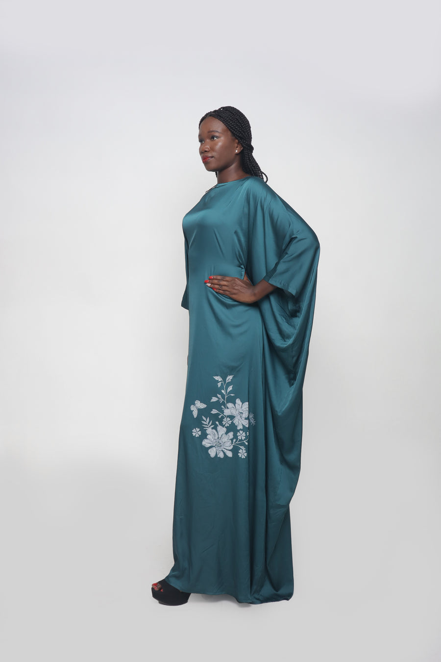 CAFTAN SEYI LUXE VERT