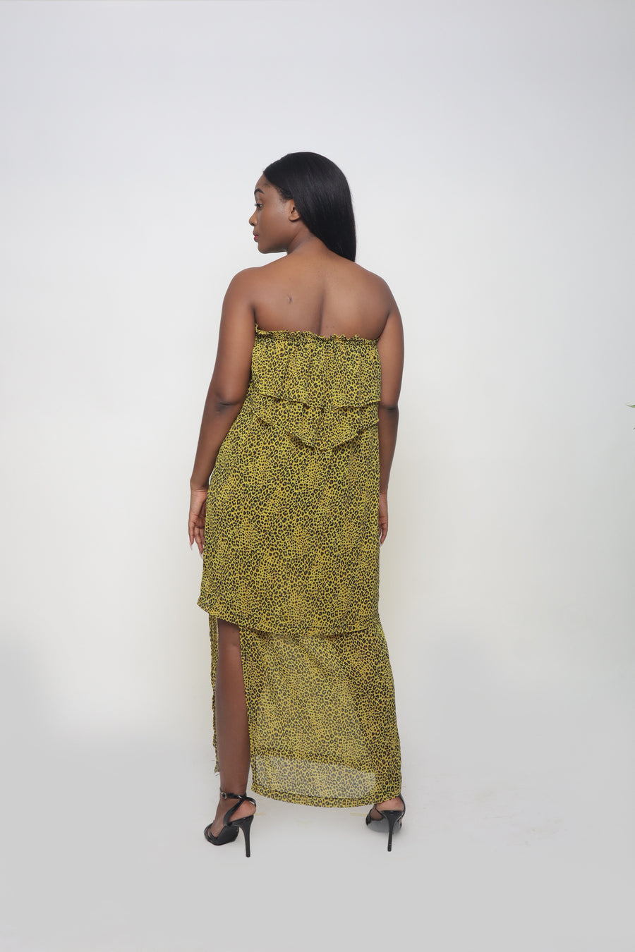 ROBE FROL43VLP62 PANTHERE JAUNE