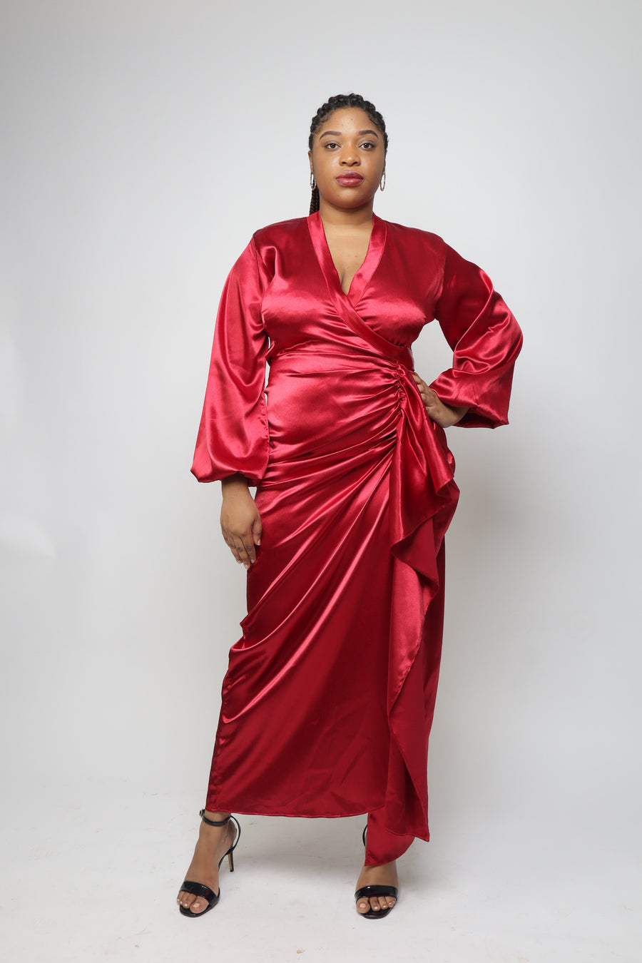 WRAP DRESS ANITA ROUGE WEB