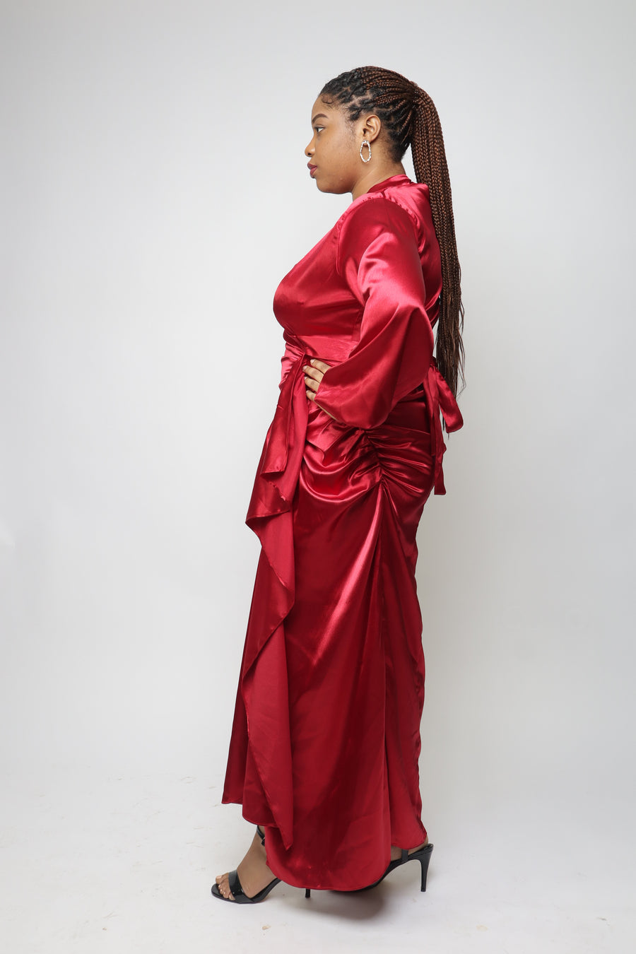 WRAP DRESS ANITA ROUGE WEB